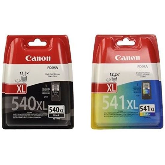 Pack compatible avec CANON PG-540XL/CL-541XL noir et couleur - Format XL -  k2print