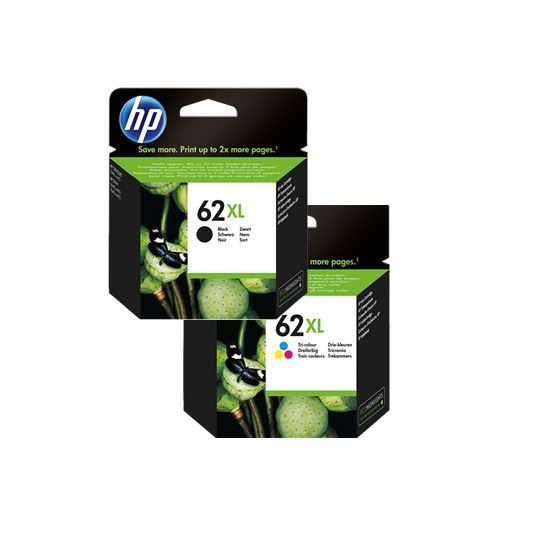 psychologie Bedrijf thee HP 62XL Black & Colour Original Ink Cartridge Combo Pack | Red Bus  Cartridges