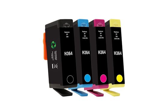 Picture of Red Bus Recycled HP 364 Black, Cyan, Magenta & Yellow Ink Cartridge Multipack