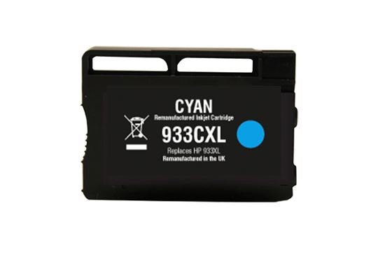 Picture of Red Bus Recycled HP 933XL High Yield Cyan (CN054AE) Ink Cartridge