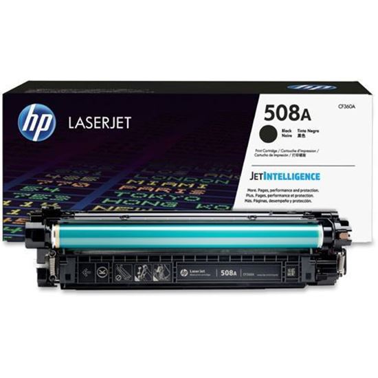 Picture of HP 508A Black Original Toner Cartridge (CF360A Laser Toner)