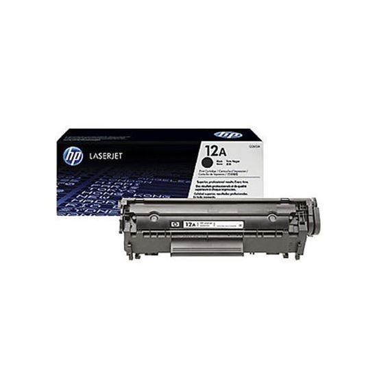 Picture of HP 12A Black Original Toner Cartridge (Q2612A Laser Toner)