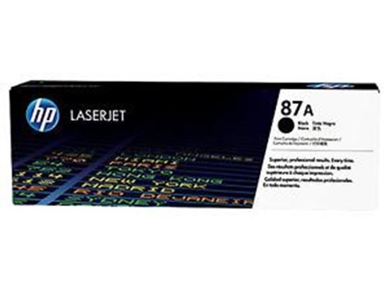 Picture of HP 87A Black Original Toner Cartridge (CF287A Laser Toner)
