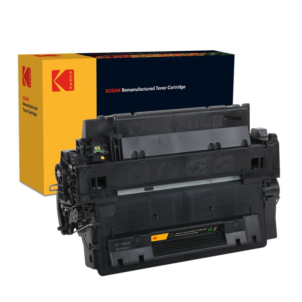 HP 55A Black Kodak Replacement Toner Cartridge (CE255A) | Red Bus Cartridges