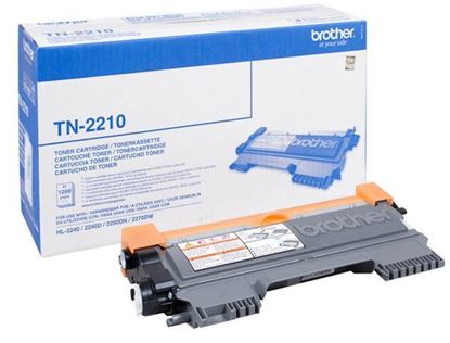 Picture of Brother TN-2210 Black Original Toner Cartridge (TN2210 Laser Toner)