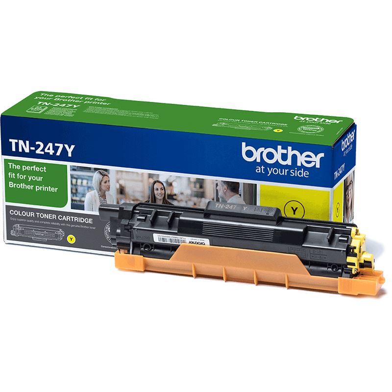  Brother TN-247Y Toner Cartridge, Yellow, Single Pack, High  Yield, Includes 1 x Toner Cartridge, Genuine Supplies : Office Products