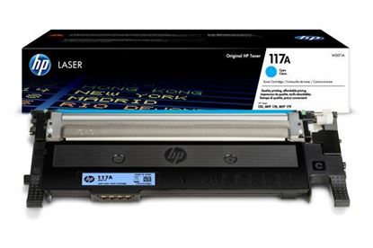 Picture of HP 117A Cyan Original Toner Cartridge (W2071A Laser Toner)