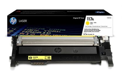 Picture of HP 117A Yellow Original Toner Cartridge (W2072A Laser Toner)