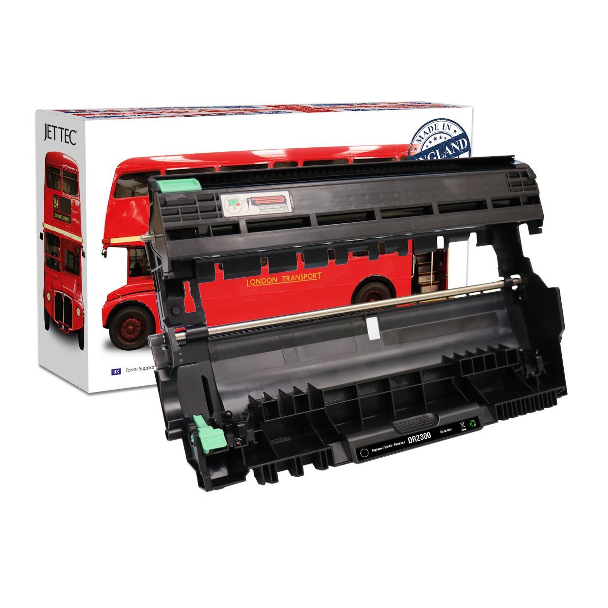 DR-2300 Recycled Drum Unit Red Bus Cartridges