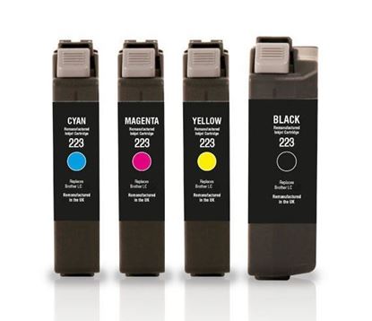 Picture of Red Bus Recycled Brother LC223 Ink Cartridge Multipack