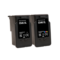 Picture of Red Bus Recycled Canon PG-545XL Black & CL-546XL Colour Ink Cartridge Combo Pack